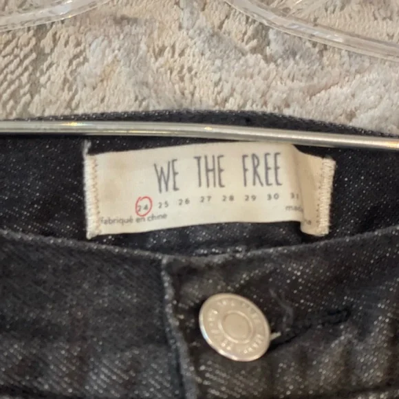 NWT Free People Black Ripped Skirt - Picture 3 of 6